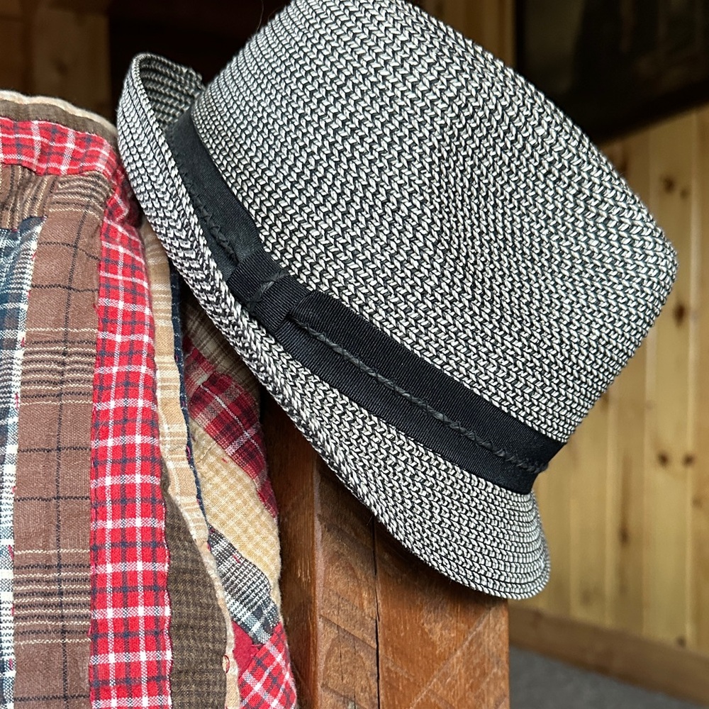 Nine West Black and White Women's Fedora Hat